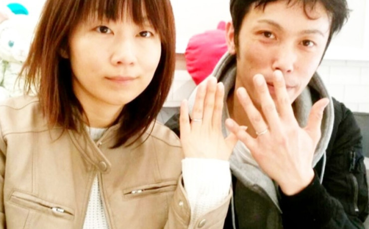 結婚指輪ご成約　静岡県の本間様
