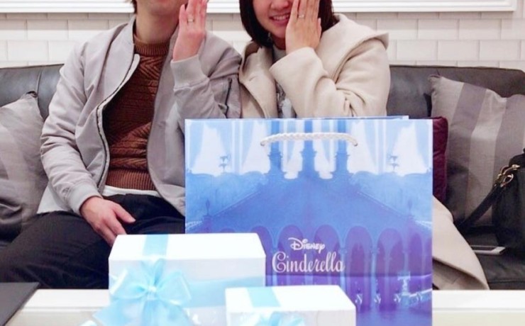 結婚指輪ご成約のお客様　袋井市のきえ＆じゅん様ご夫妻
