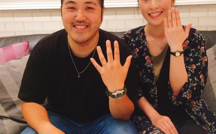 結婚指輪ご成約のお客様