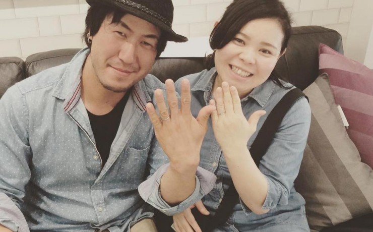 結婚指輪ご成約のお客様　静岡県