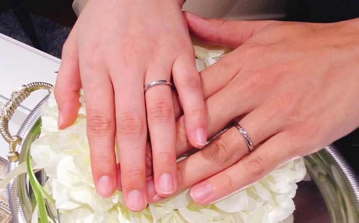 結婚指輪ご成約のお客様　T♡M様ご夫妻　静岡県静岡市