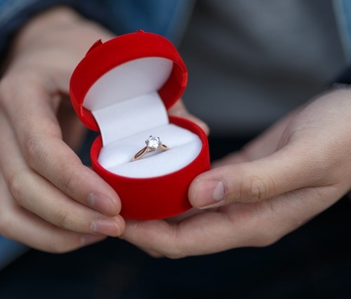 婚約指輪でプロポーズ